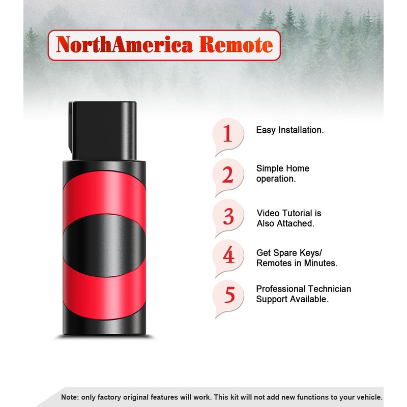 Key Fob Kit, Simple Key Fob Keyless Entry Remote, Replacement