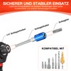 2 pieces magnetic quick-change impact bit holder, 4 inch bit