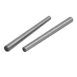 sourcingmap Carbon Steel GB117 60mm Length 4mm Small End Diameter Taper Pin 6pcs