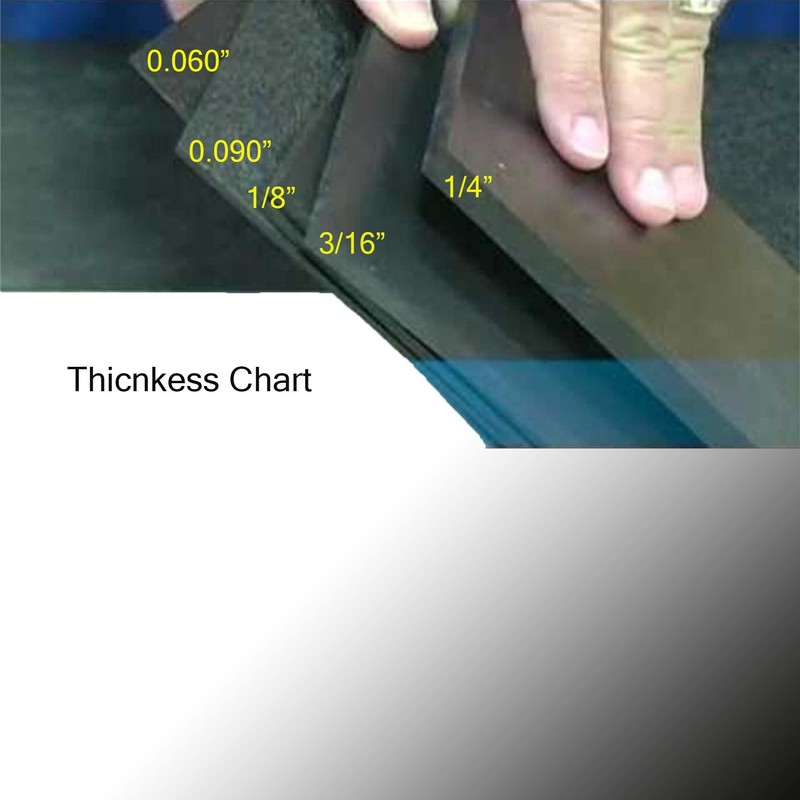ABS Textured Plastic Sheet 1/16 Thick X 8 X 12