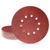 Meccion 225mm Sanding Disc 25 Pcs Grit P80 Sandpaper 10