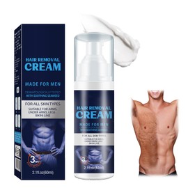 All Body Hair Removal Cream for Men, Mens Hair Removal Cream for Bikini, Underarm, Leg and Body, Intimate Hair Remove Cream, Skin-Friendly, Easy to Apply Depilatory Cream for All Hair Types