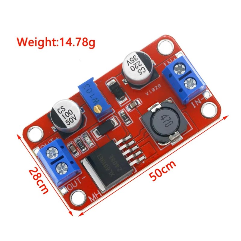AYMBH XL6019 DC-DC Buck Boost Converter Module 5V 6V 12V