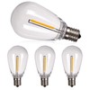 addlon LED Replacement Bulbs 1W S14 4 Pack Waterproof E17
