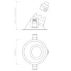 Astro Minima Slimline 25 Fire-Rated IP65 Bathroom Downlight - IP65
