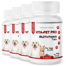 Enriched Vitamins Ultimate Dog Cat Pet Nutrition Health Supplement Digestion , Joint Health & MORE