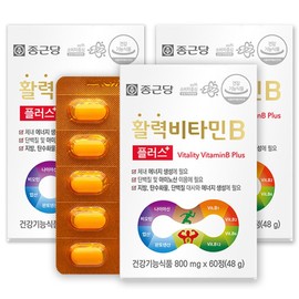 Chong Kun Dang Health [Chong Kun Dang Health] Vitality Vitamin B Plus 60 tablets / [종근당건강] 활력비타민B 플러스 60정 X 3개