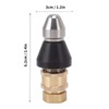 MOUMOUTEN Duct Cleaning Tool, Stainless Steel Nozzle, G1/4 Duct Pipe