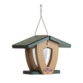 Kettle Moraine Recycled Mini Moraine Hopper Feeder (Green/Chocolate)