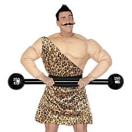 W WIDMANN MILANO Party Fashion - Kostüm Super Muskel Shirt, Soldaten, Karneval, Mottoparty