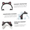 SHOWERORO Adorable Cat Ear Headphone Headband Cover for Durable Wireless