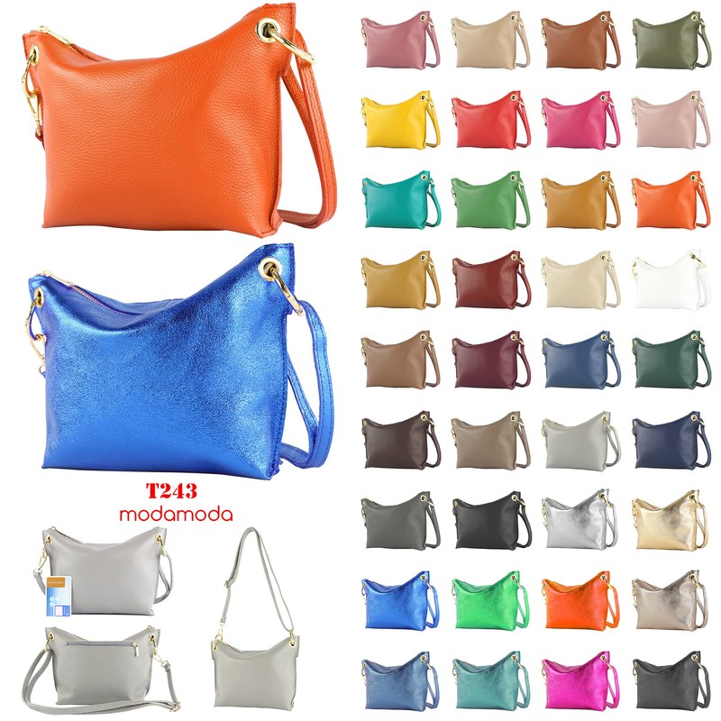 modamoda de - T243 / T252 Italian Shoulder Bag Small