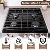 2 PCS Stove Gap Covers, Stainless Steel Stove Gap Filler-Silver
