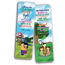 Christian Bible Teaching About Bulliying Bookmarks (30-Pack) - Stocking Stuffers for Boys Girls - Children Ministry Bible Study Church Supplies Teacher Classroom Incentives Gift