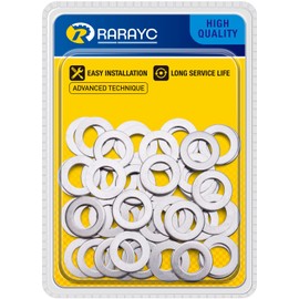 50 pcs Oil Crush Washers Drain Plug Gaskets Replacement for Honda 94109-14000 Accord Civic CR-X CR-Z CR-V and More