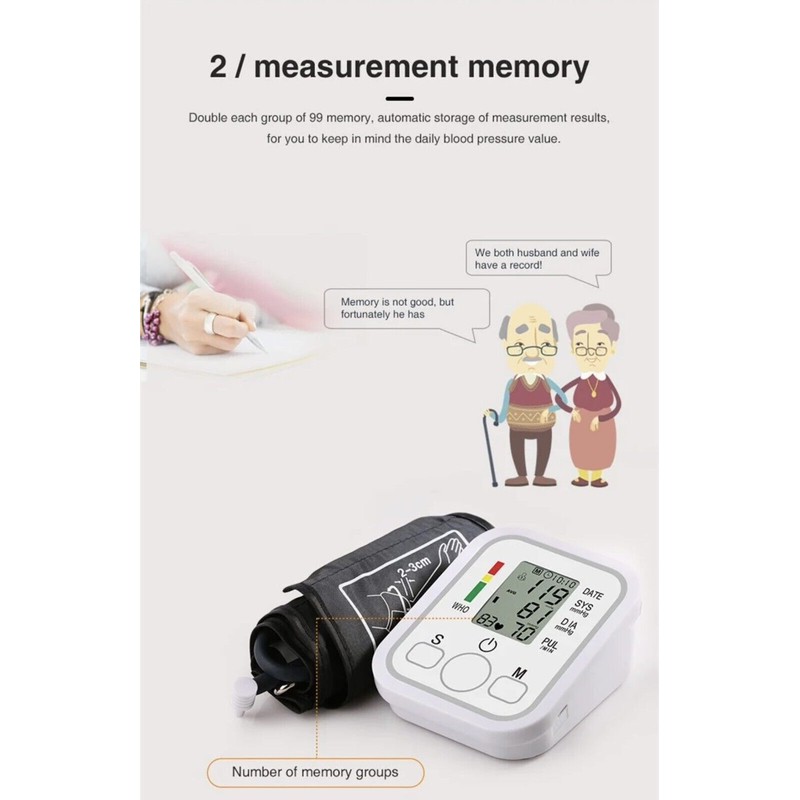 SJNX Digital Tensiometer Electronic Blood Pressure Monitor With voice function