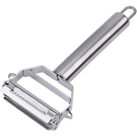 Zittop Ultra Sharp Stainless Steel Dual Julienne & Vegetable Peeler Perfect for Carrot Potato Melon Gadget Vegetable Fruit
