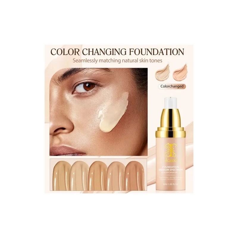 Base Maquillaje Natural Spf 50 Acne Manchas Proteje Unifica