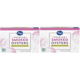 Generic Pack Of 2 Premium Smoked Oysters in Sunflower Oil 3.75 oz.