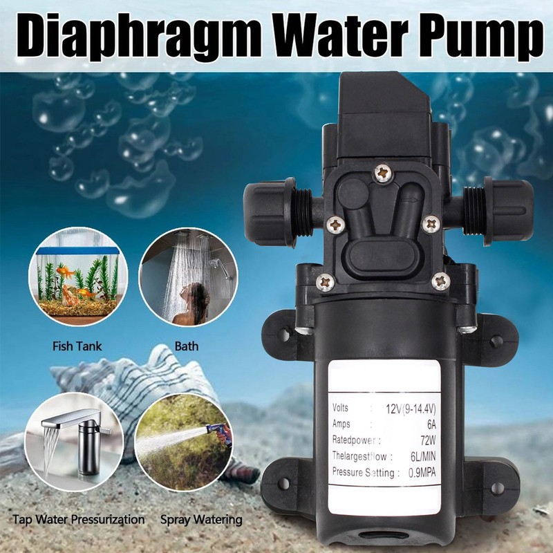 FL 3312 Diaphragm Pump 12V 6A 72W 6L Pressure Self