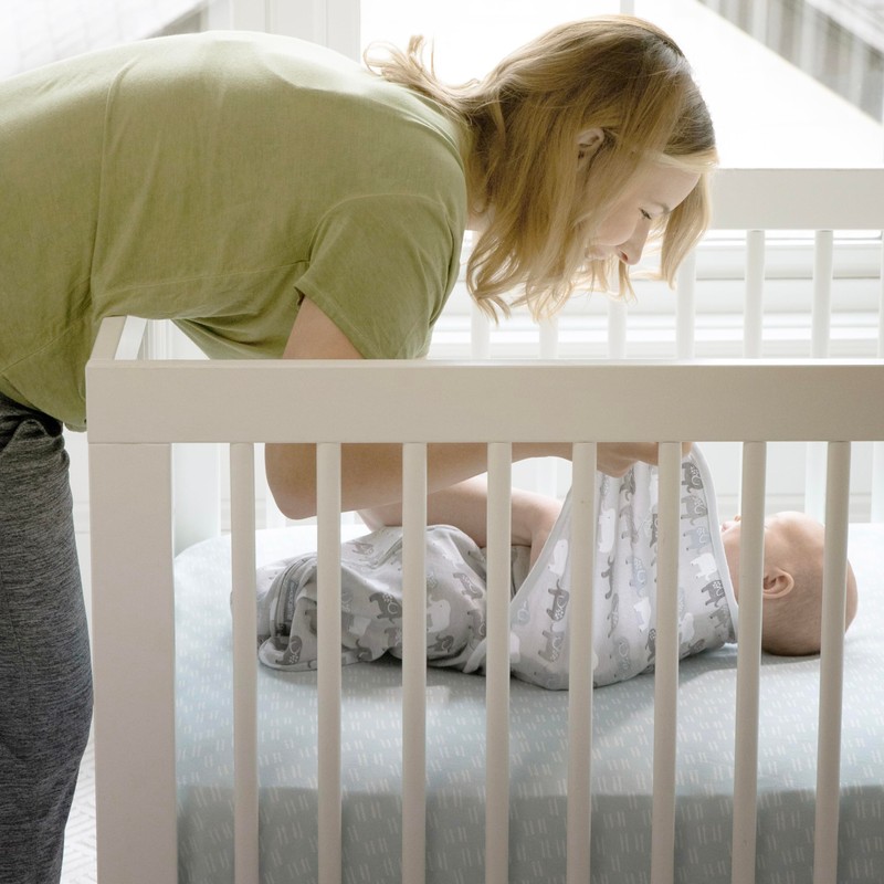 Ingenuity SwaddleMe Monogram Collection Swaddle, 1-Pack, for Ages 0-3 Months