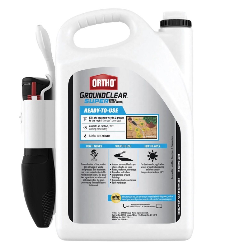 Ortho GroundClear Super Weed and Grass Killer1 with Comfort Wand,