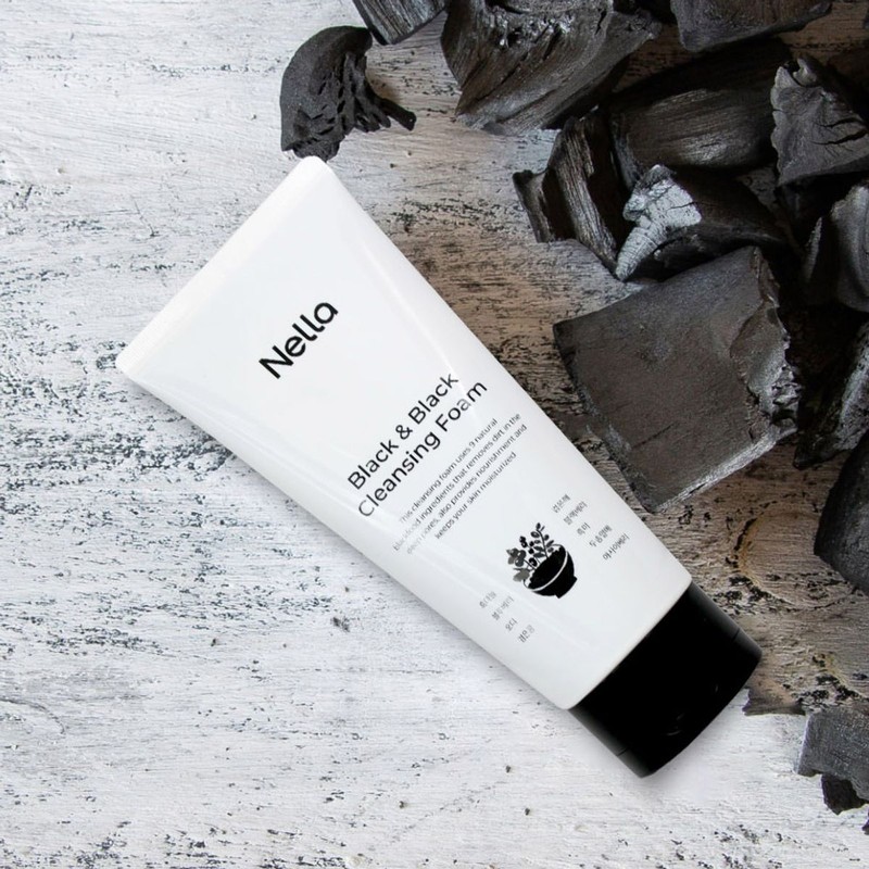 Nella Black & Black Cleansing Foam 150g *5