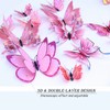 OPSEAM Butterfly Wall Decor 24/48 PCS, 3D Butterflies Stickers for