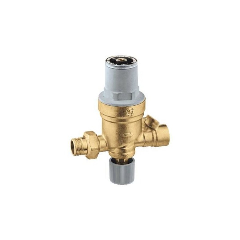 Caleffi 553542A AutoFill Automatic Boiler Fill Valve, Pressure Indicator, 1/2-Inch