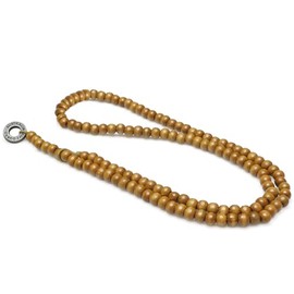 LOCAL LEAGUE Mens Surfer Beaded Necklace NATURAL WOODEN Bead Rosary LIFEGUARD AUSTRALIA Round Metal Pendant for Men Boyfriend String Festival Holiday BEACH Surf Party Clubbing Tribal