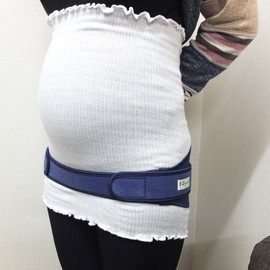 Aoba Toko-chan Belt II, Navy, L Size, Easy Pelvic Belt, Set of 2, For Waist