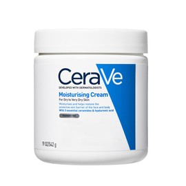 CeraVe CeraVe Moisturising Cream, Face & Body, With 3 essential ceramides & hyaluronic acid, For dry to very dry skin, 542 g/19 oz
