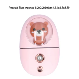 Nano Facial Mister, Cool Mist 35ml Facial Handy Mist Sprayer - Support Adding Toner and Pure Milk, Moisturizing & Hydrating for Skin Care, Makeup, Eyelash Extensions Nano Facial
