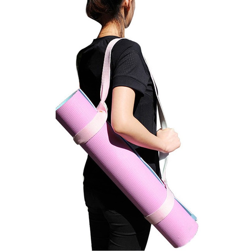 Yoga Mat Strap, Adjustable Polyester Cotton Carrier for Yoga Mat,