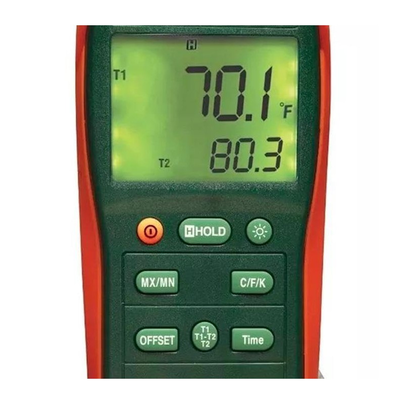 Termometro Profesional Sensor, EasyViewTherm, MXEWT-001, RangoK 50 a 1300C, PresiónBásica