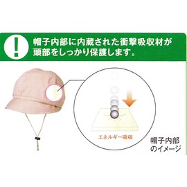 Kiyota Head Guard for Going Out, E Type, Brown, Size M