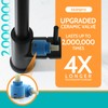 Kicimpro Matte Black Kitchen Faucet with Pull Down Sprayer, 304