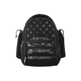 Boombah Tyro Baseball/Softball Bat Backpack - 20" x 15" x 10" - USA Honor Black Ops Black/Charcoal