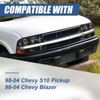 XuChenKJ Headlight Assembly w/Bulbs Compatible with 1998 1999 2000 2001