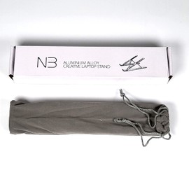 Laptop Stand, 6-Way Adjustable Aluminum Laptop Stand Compatible with 10-15.6 Inch Laptops, Foldable and Non-Slip, Aluminum Metal Bracket