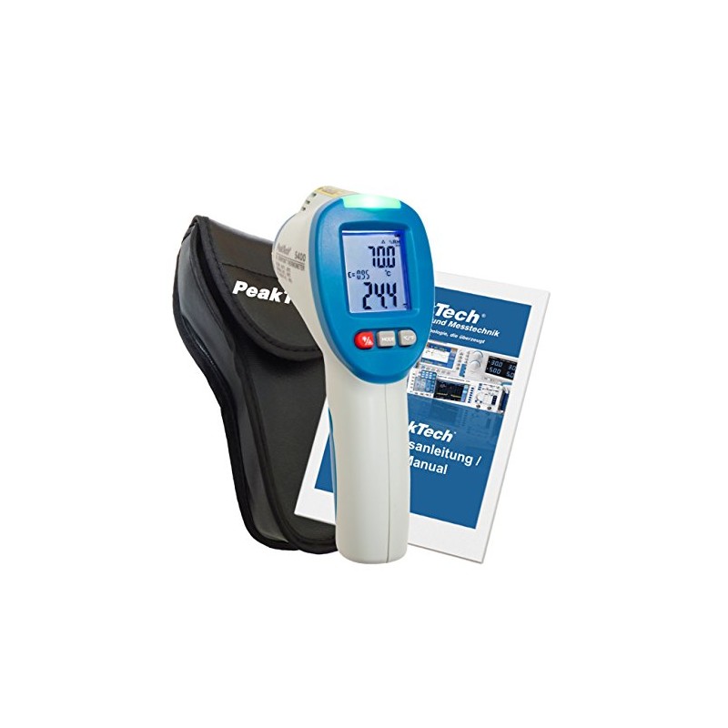 PeakTech 5400 - IR Meter, Infrared Thermometer (-50°/260°), Surface Thermometer,