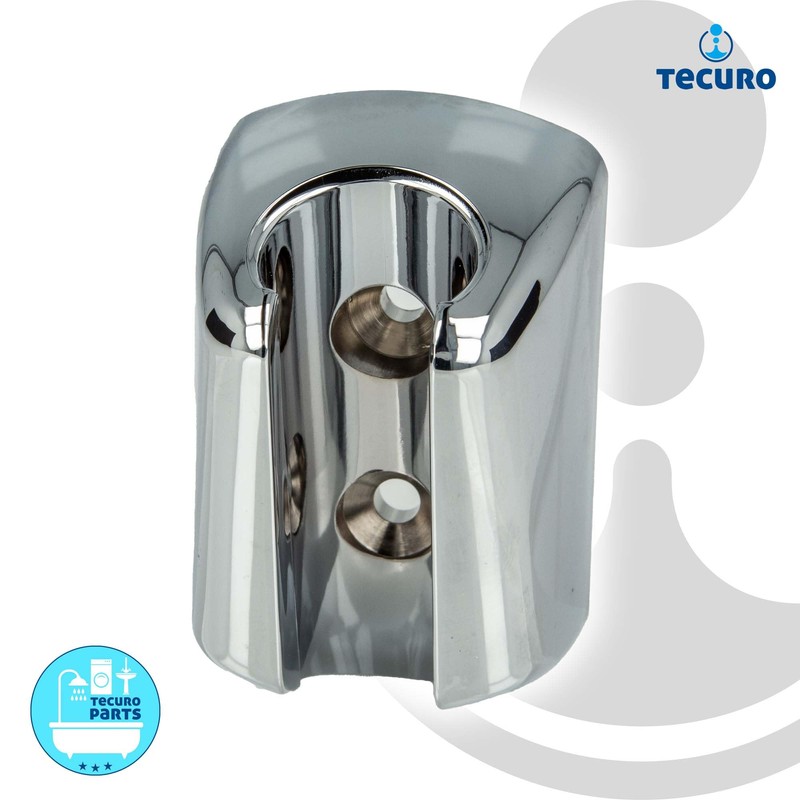 tecuro Shower Holder Wall Bracket for Hand Shower Chrome-Plated Plastic