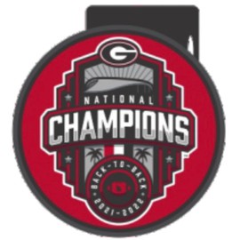 Georgia Bulldogs 2022 National Championship Trailer Hitch Cover 2”