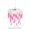 Innoteck Cherry Ceiling Chandelier Acrylic Light Shade, Pink & Light