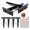 2 Pack Heavy Duty T-Hinges 8 Inch (200mm), Tee Hinge