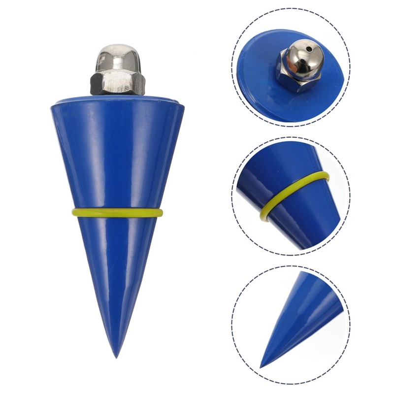 Veemoon Builder Plumb Bob and Line Set, Vertical Plumb Bob