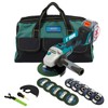 Cordless Angle Grinder, 9000RPM Electric Power Angle Grinder Kit with