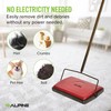 Alpine Manual Carpet Sweeper Triple Brush – Non Electric Multi-Surface