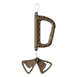 Daiichi Seiko No Biner D+ Snap Holder, Dark Earth, Carabiner, Snap, Fishing