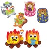 Fun Express Camp Character Magnet Craft Kit Assortment - Makes